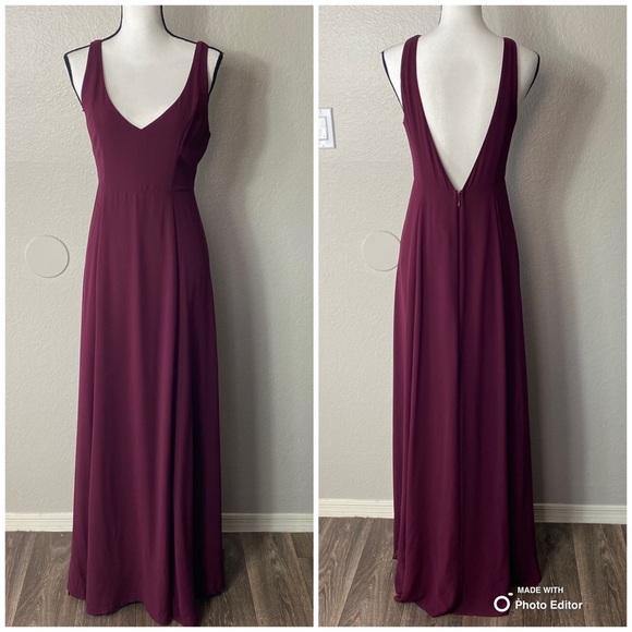 Show Me Your Mumu Merlot Jenn Maxi Dress - Picture 2 of 7
